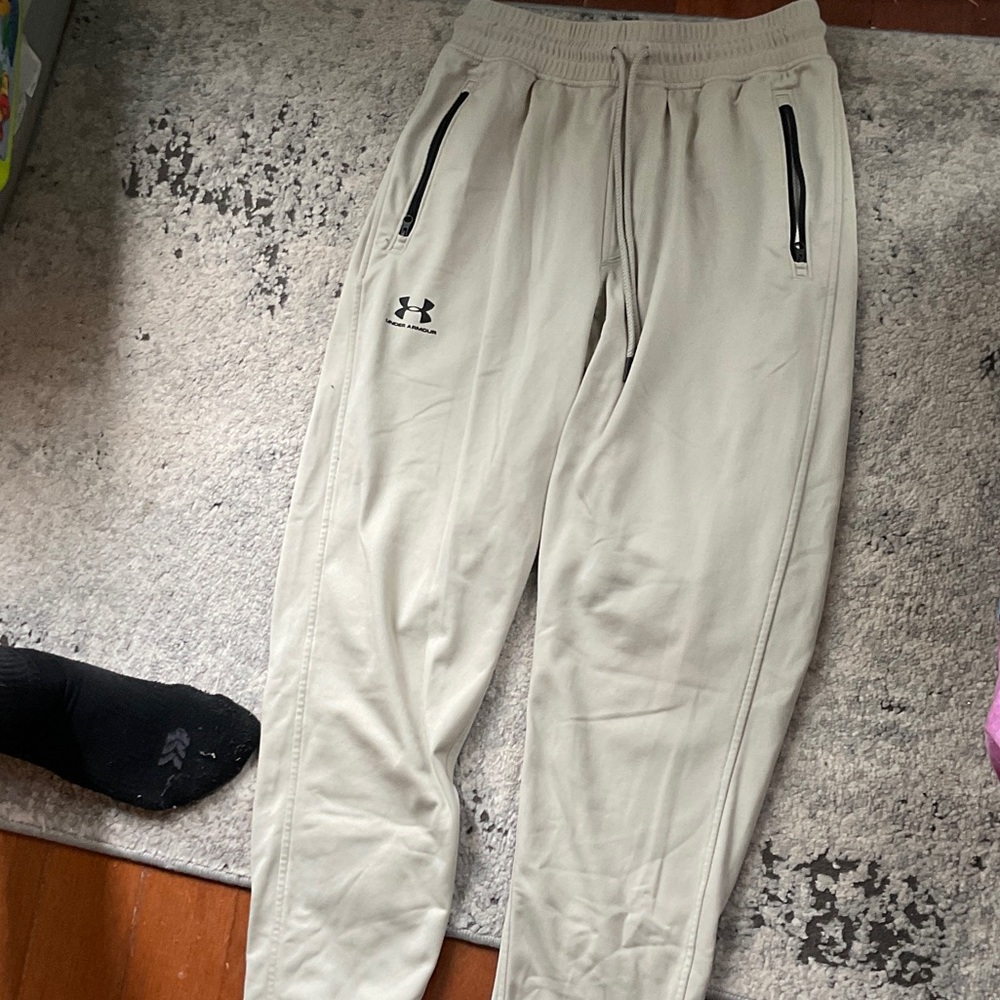 Under Armour Men's Cream Jogger Pants